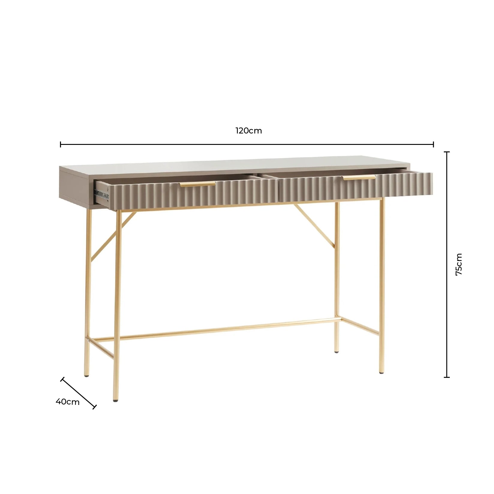 Dusklia - Evie Desk - Grey