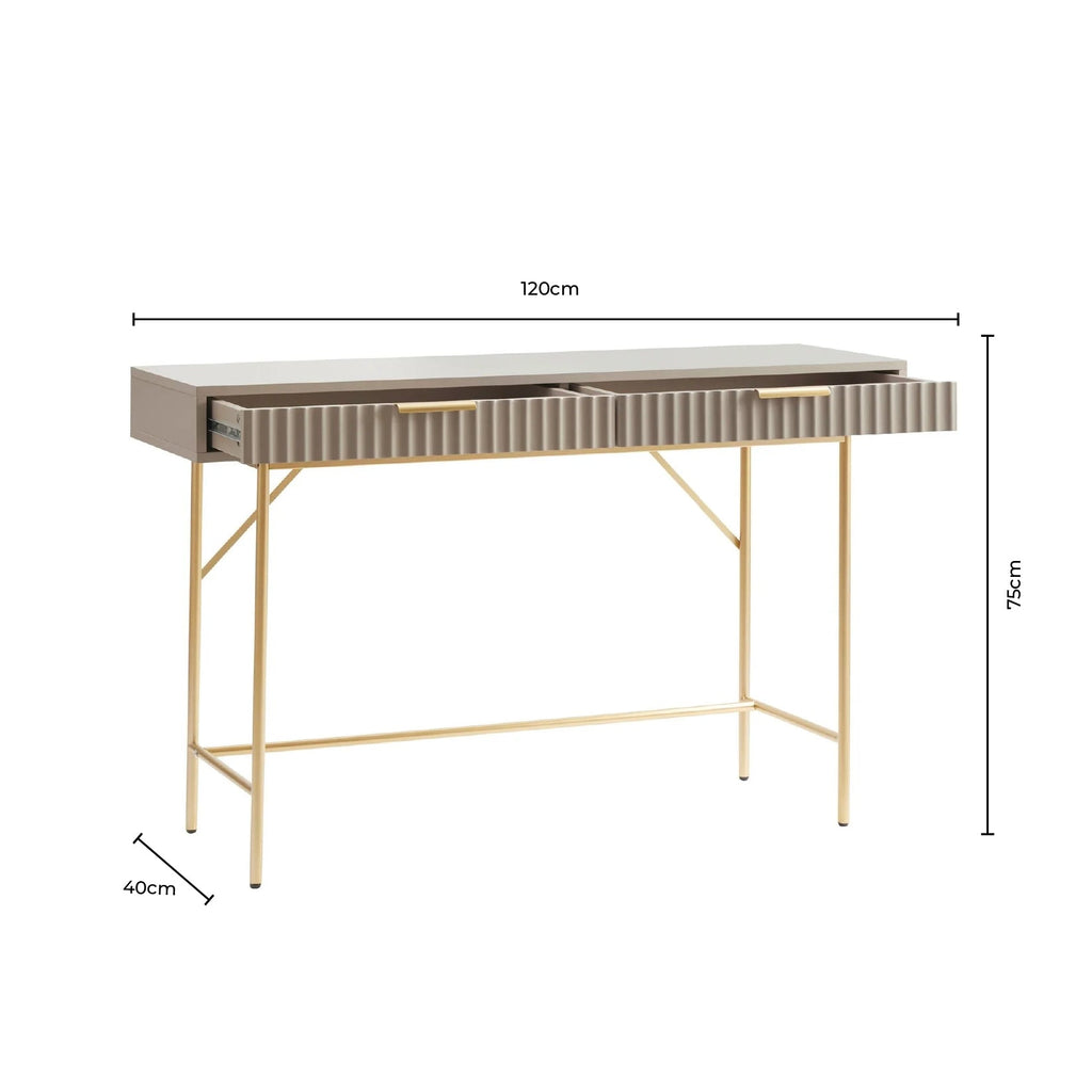 Dusklia - Evie Desk - Taupe