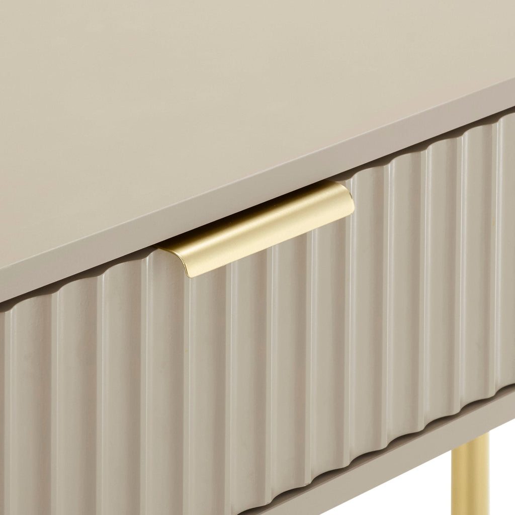 Dusklia - Evie Dressing Table Console - Taupe