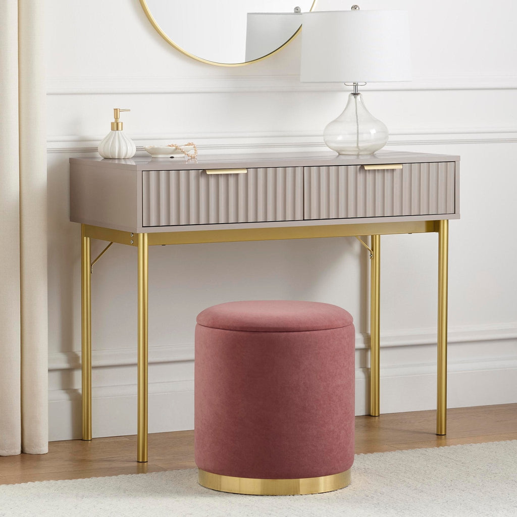 Dusklia - Evie Dressing Table Console - Taupe