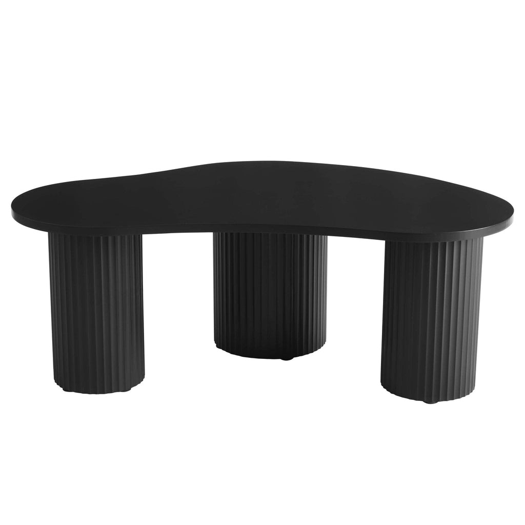 Dusklia - Evie Irregular Coffee Table - Black