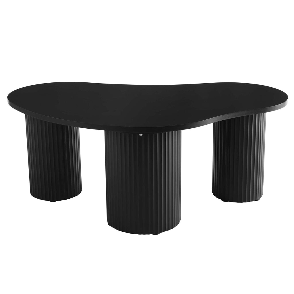 Dusklia - Evie Irregular Coffee Table - Black