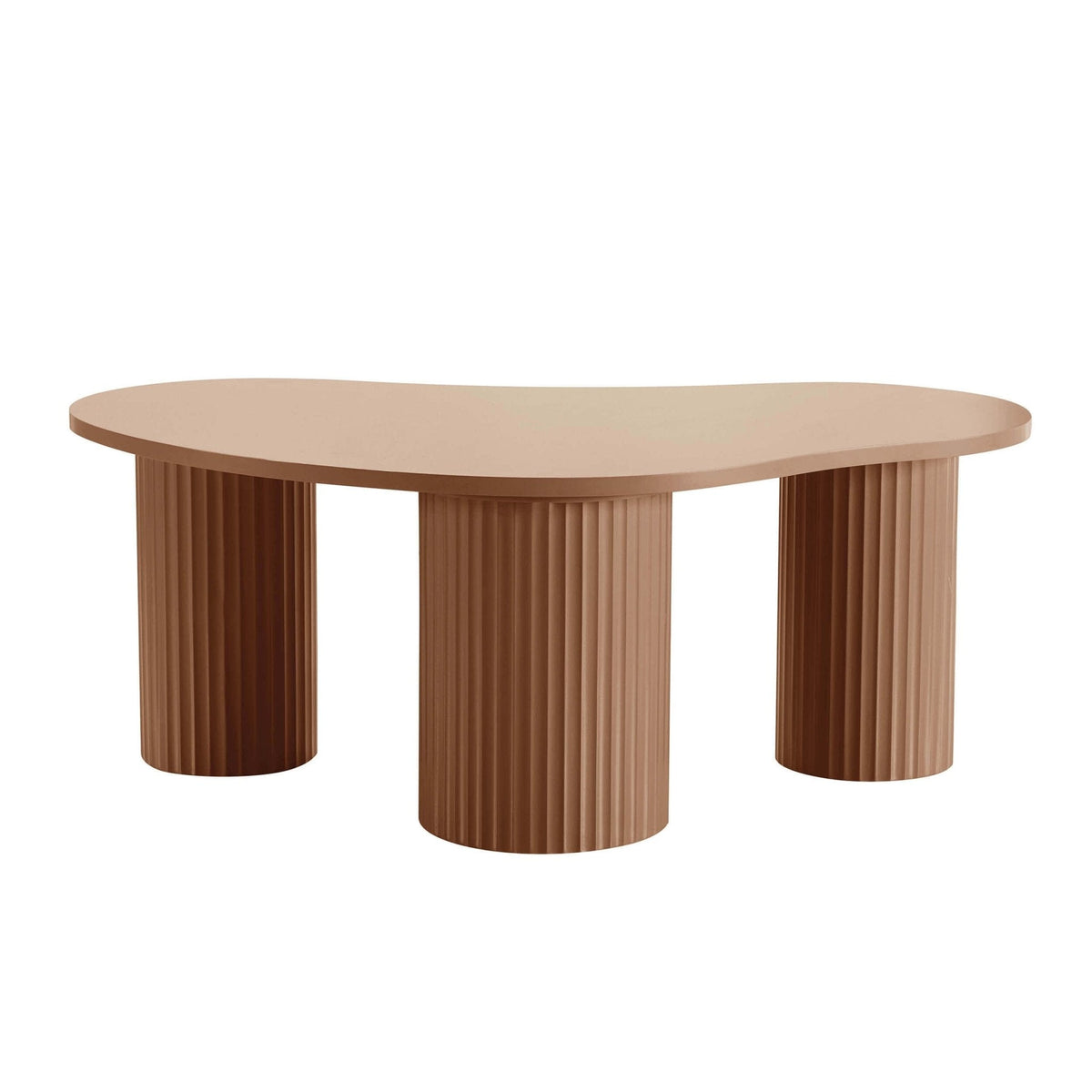Dusklia - Evie Irregular Coffee Table - Caramel