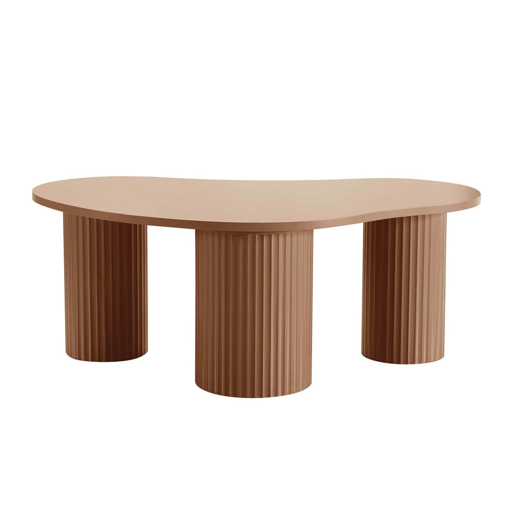 Table basse irrégulière Evie - Caramel