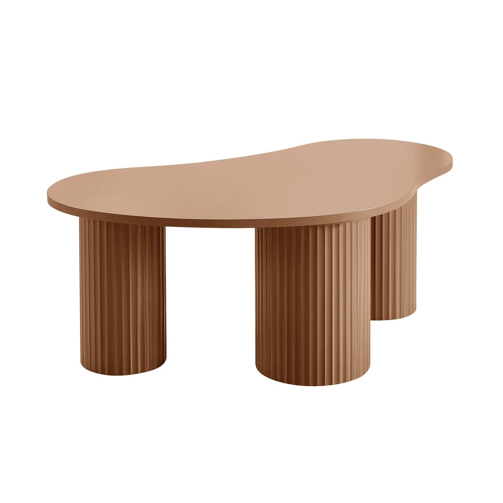 Table basse irrégulière Evie - Caramel