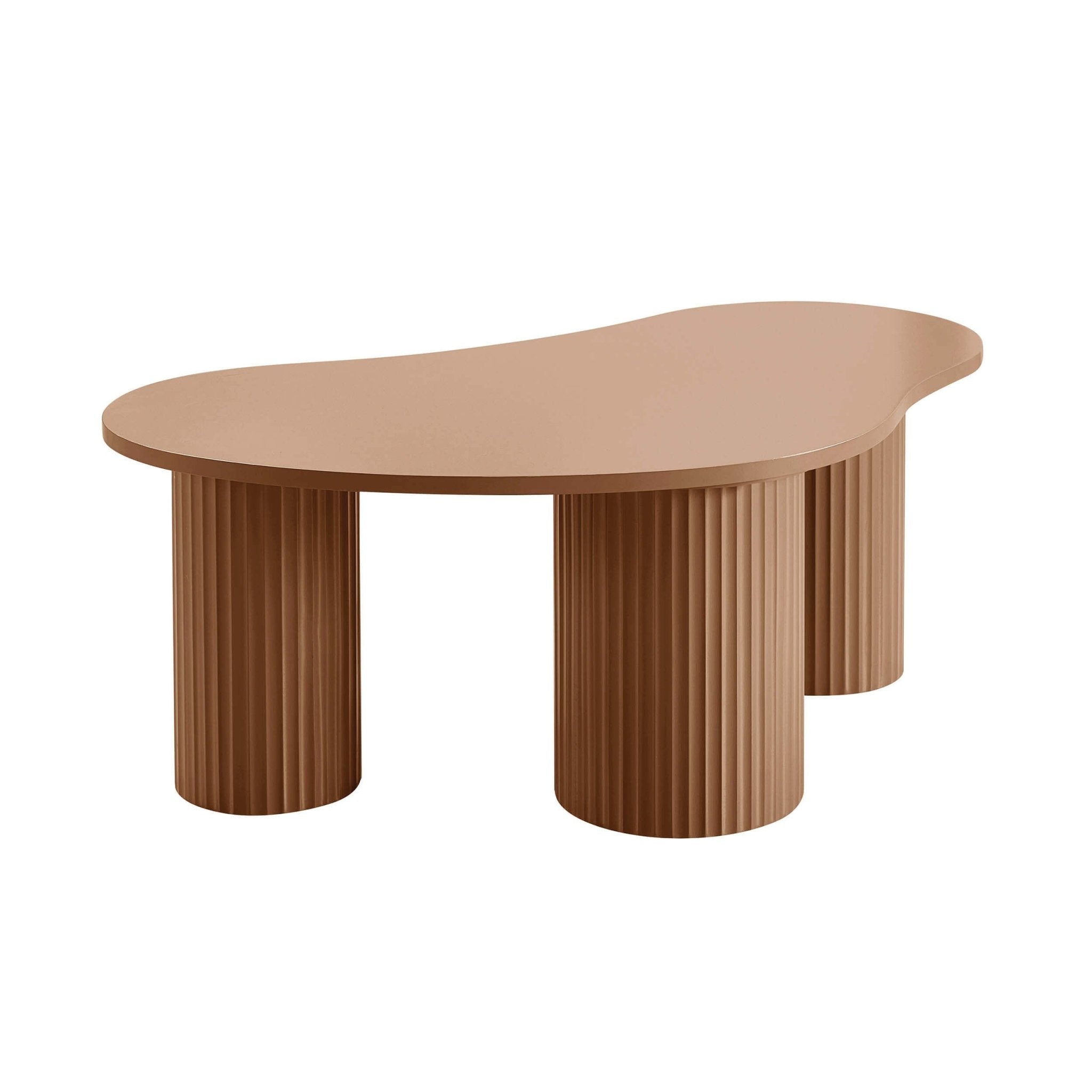 Table basse irrégulière Evie - Caramel