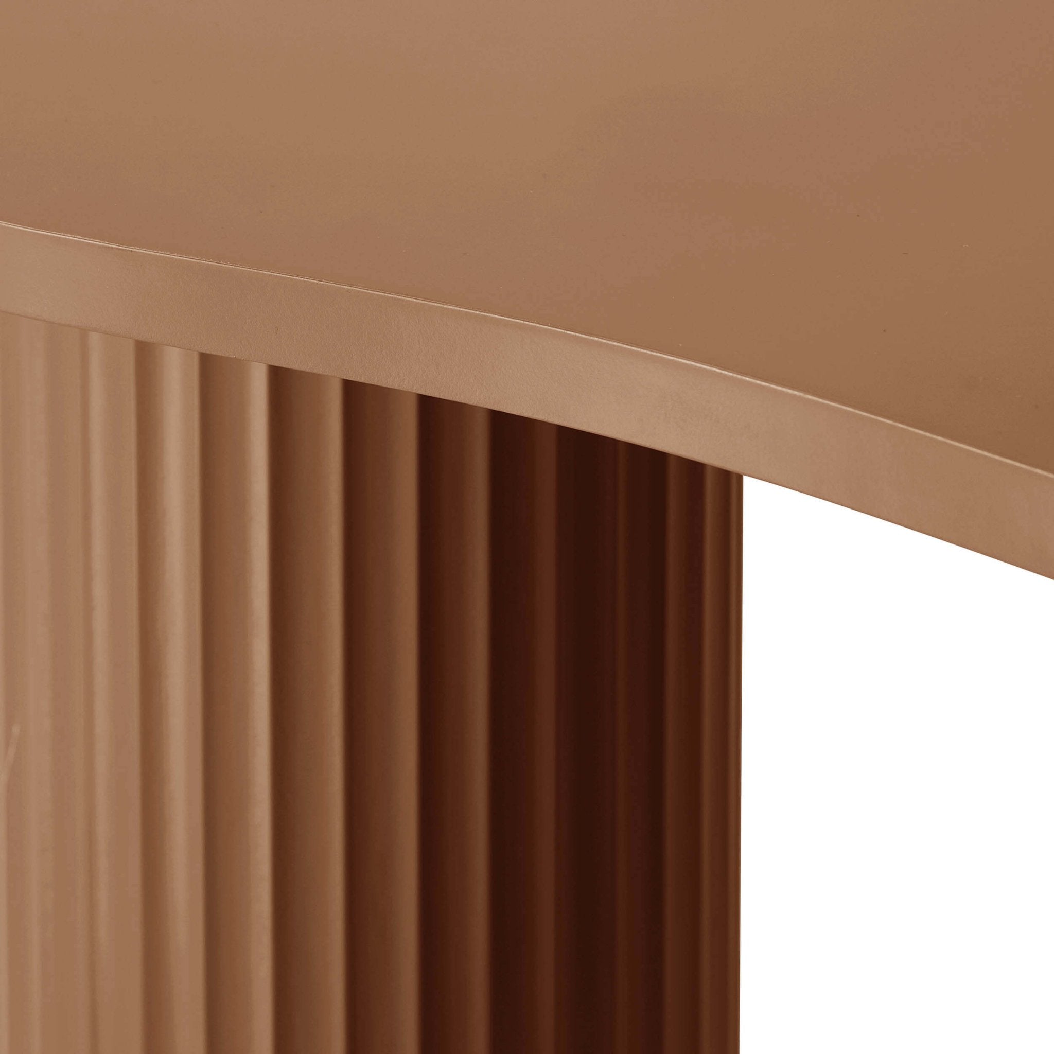 Table basse irrégulière Evie - Caramel
