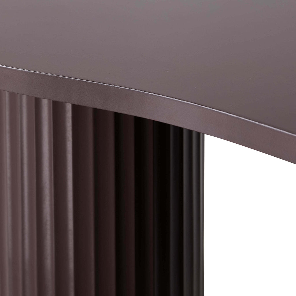 Table Basse Irrégulière Evie - Chocolat