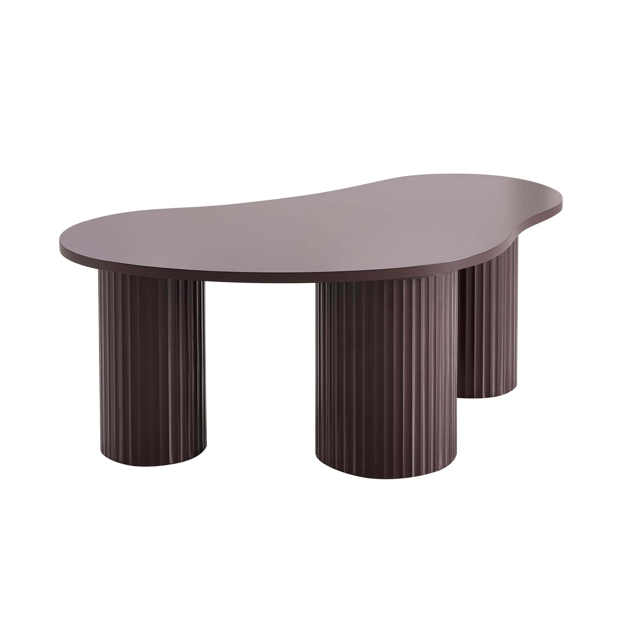 Table Basse Irrégulière Evie - Chocolat