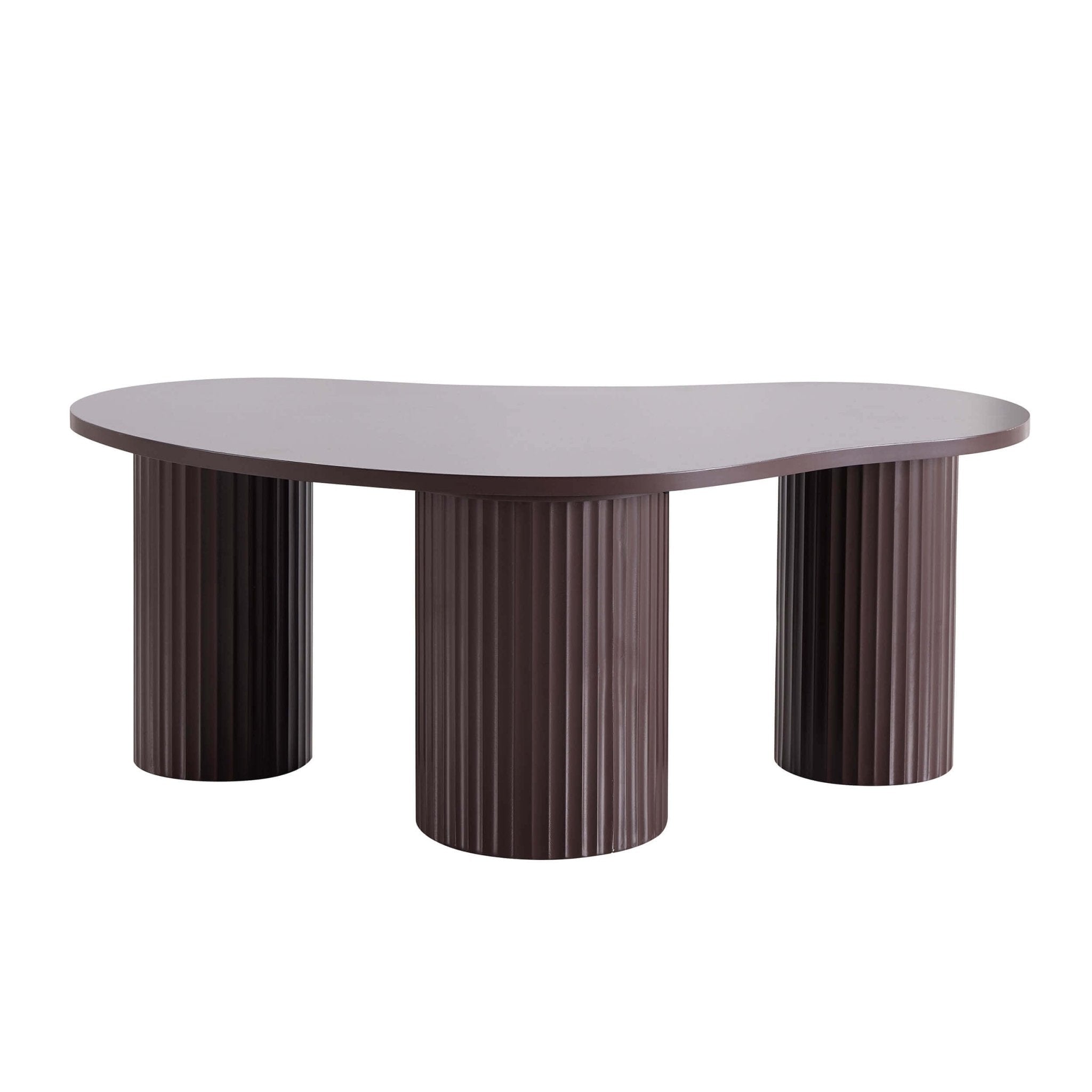 Table Basse Irrégulière Evie - Chocolat