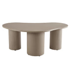 Dusklia - Evie Irregular Coffee Table - Taupe