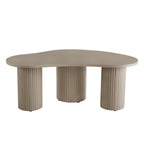 Dusklia - Evie Irregular Coffee Table - Taupe