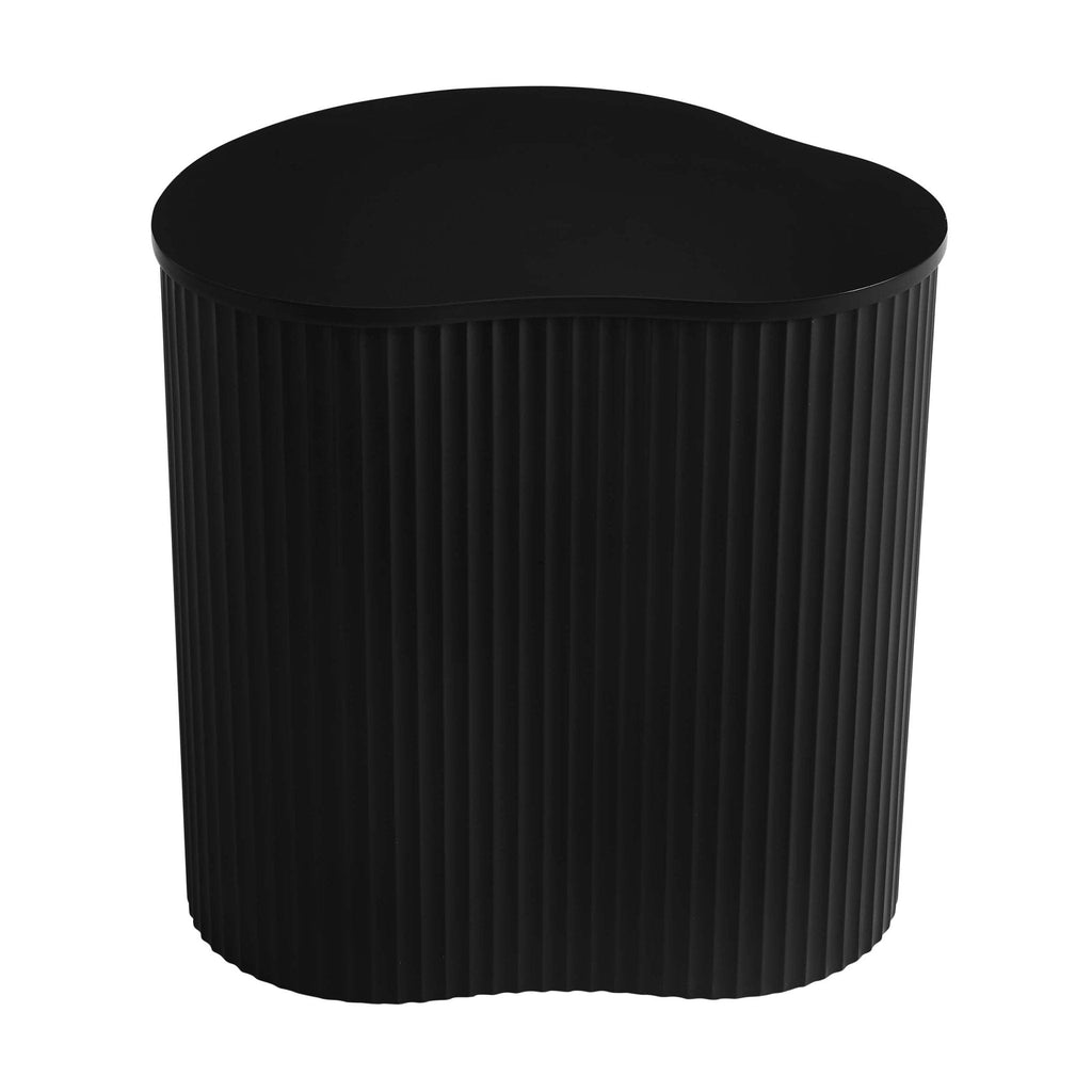 Dusklia - Evie Irregular Side Table - Black