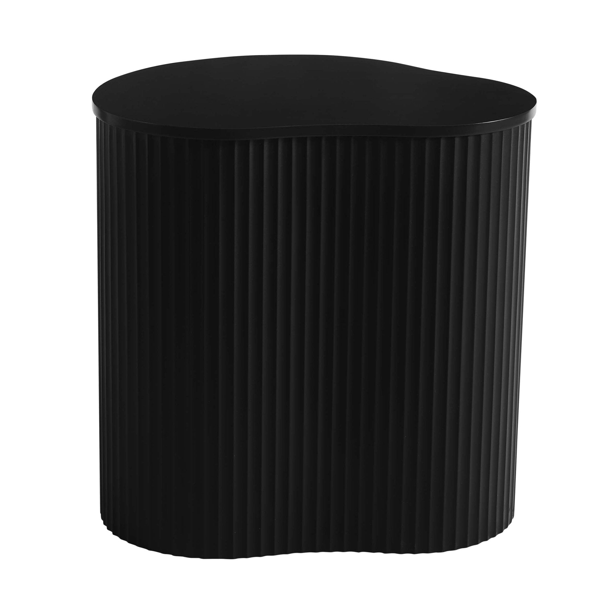 Dusklia - Evie Irregular Side Table - Black