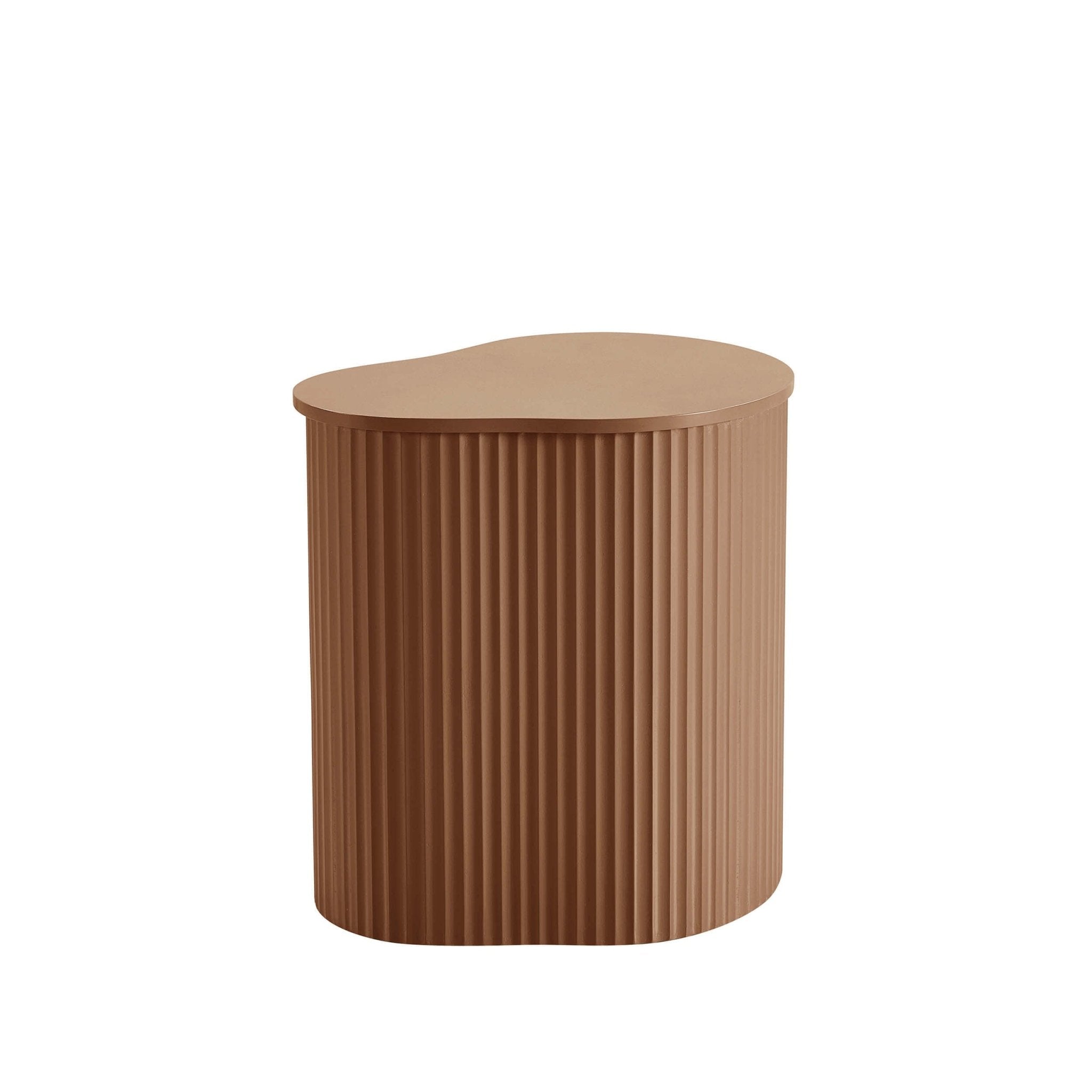 Table d'appoint irrégulière Evie - Caramel
