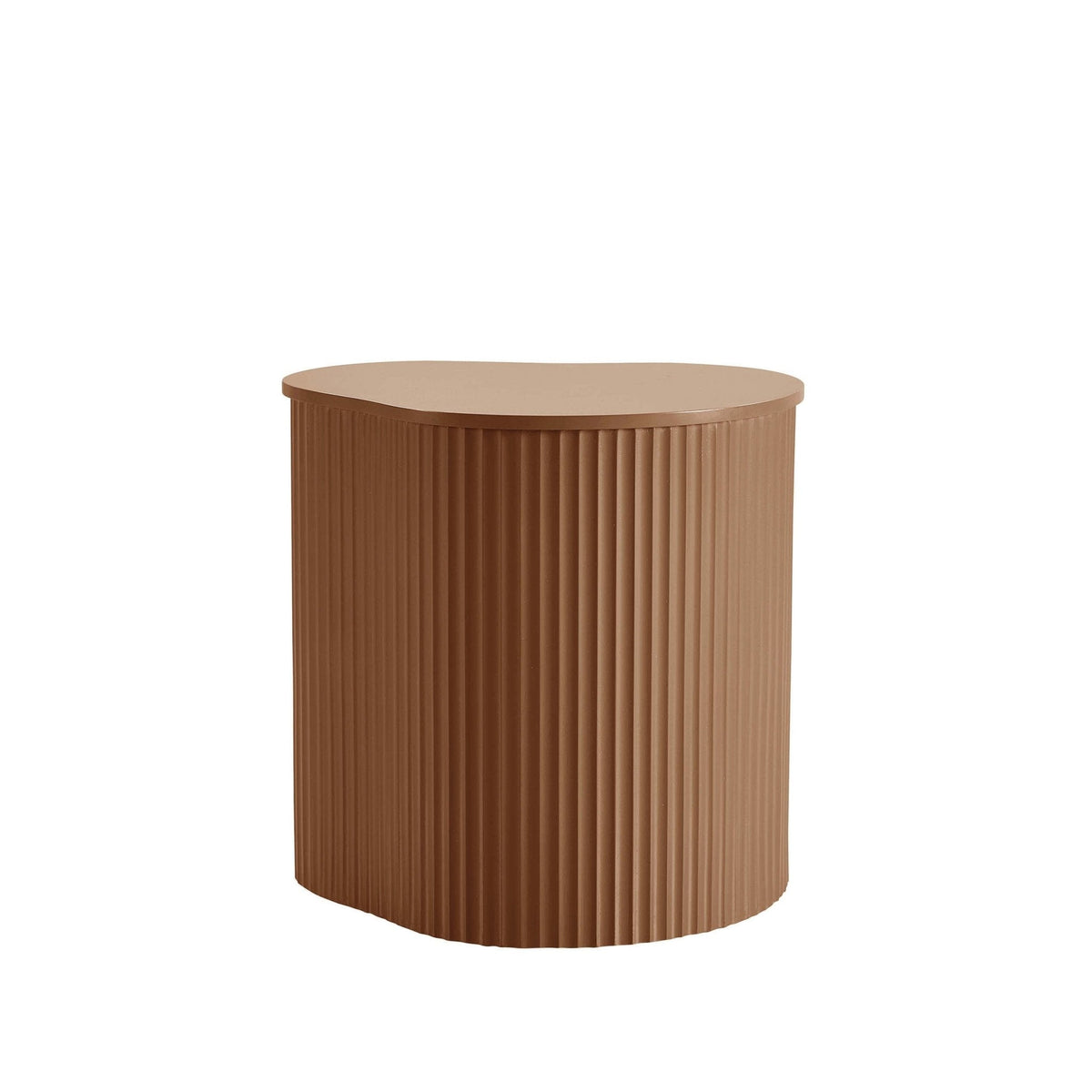 Dusklia - Evie Irregular Side Table - Caramel