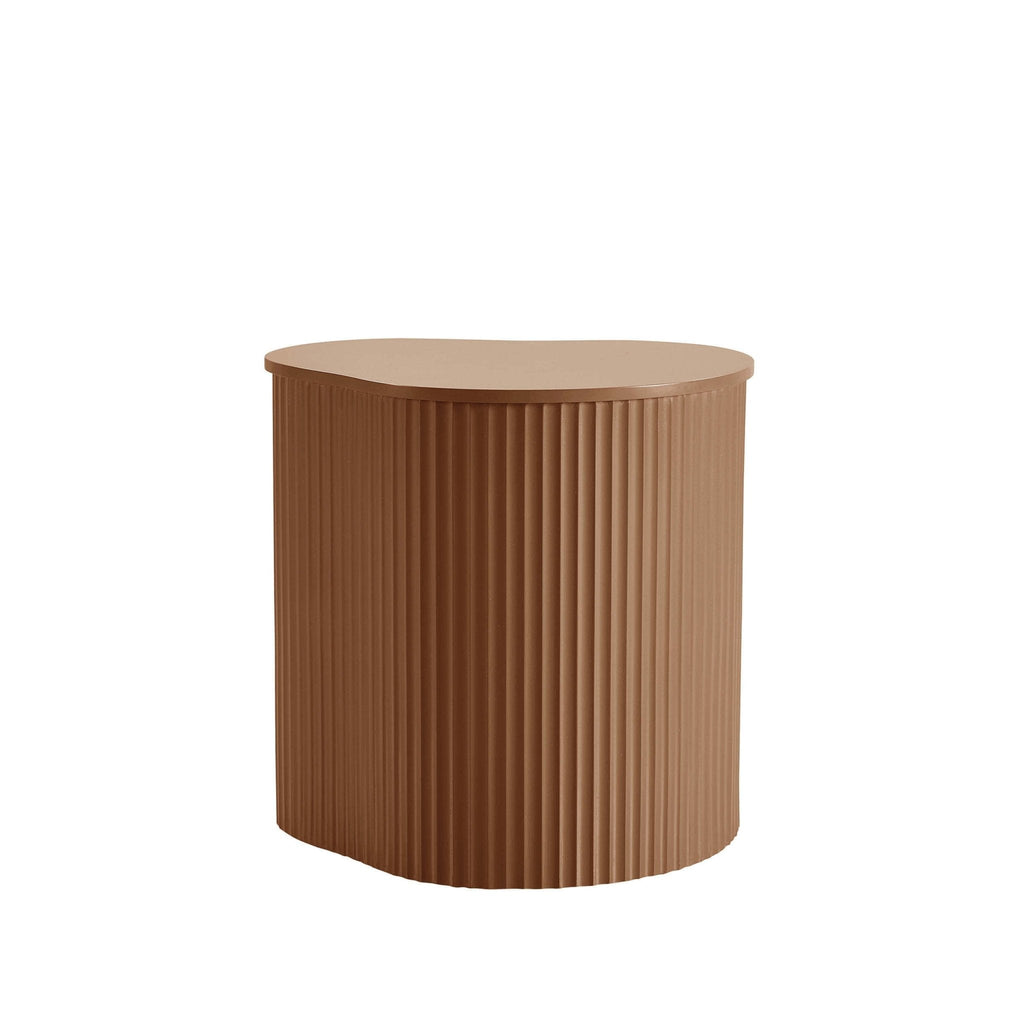 Table d'appoint irrégulière Evie - Caramel