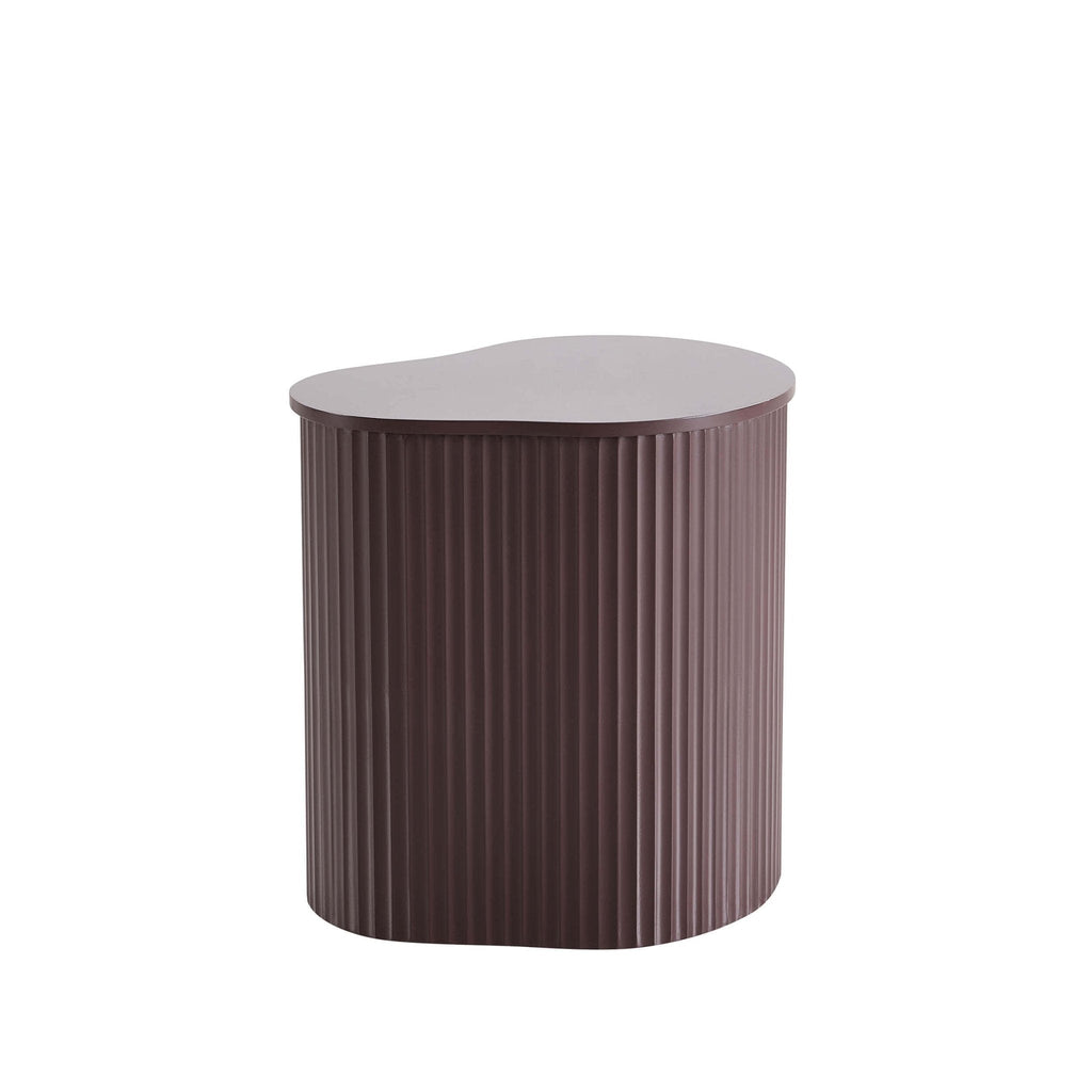 Table d'appoint irrégulière Evie - Chocolat