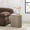 Dusklia - Evie Irregular Side Table - Taupe