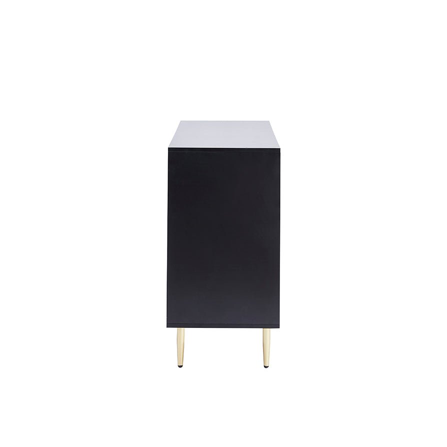 Dusklia - Evie 3 Door Sideboard - Black