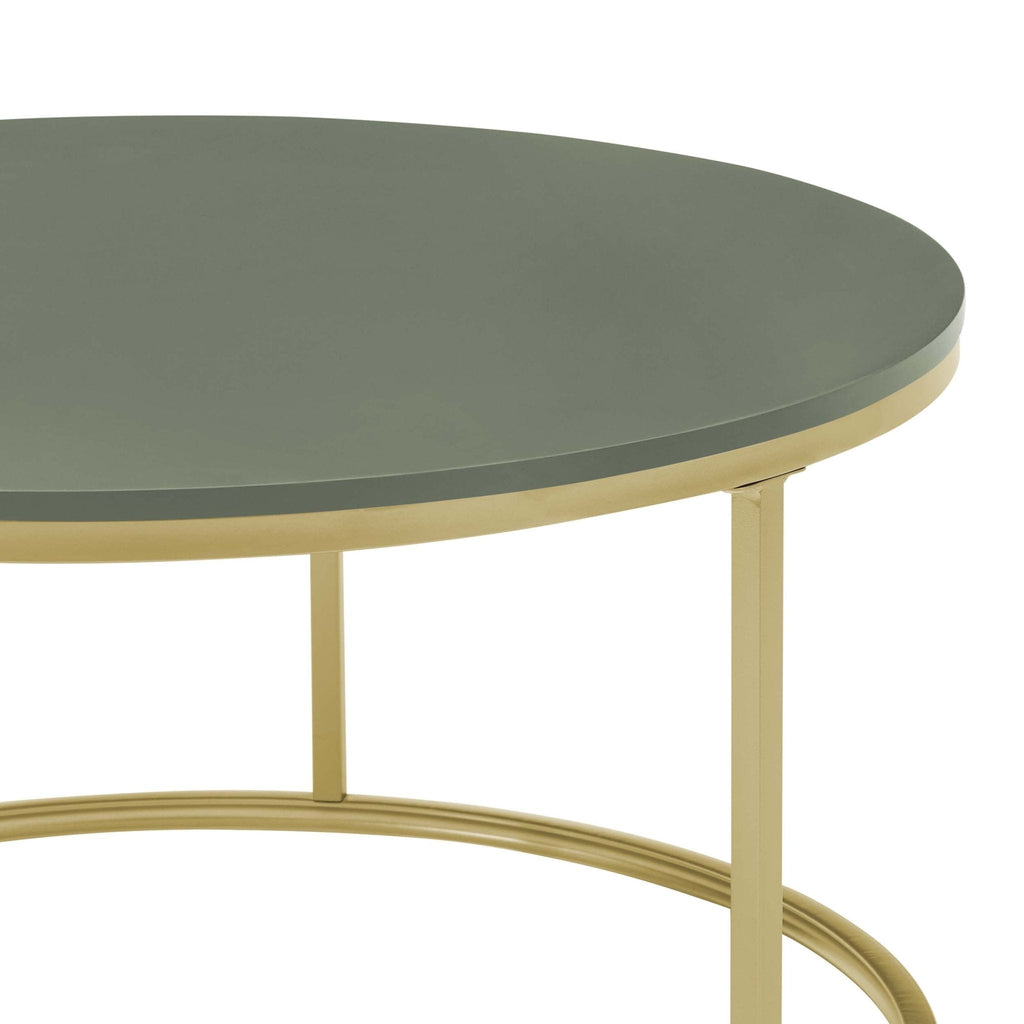 Dusklia - Evie Round Nesting Coffee Table - Vetiver