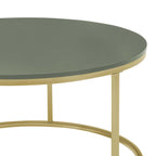 Dusklia - Evie Round Nesting Coffee Table - Vetiver