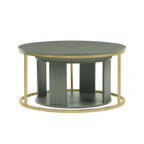 Dusklia - Evie Round Nesting Coffee Table - Vetiver