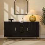 Dusklia - Evie 2 Door Sideboard with Drawers - Black