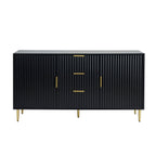Dusklia - Evie 2 Door Sideboard with Drawers - Black
