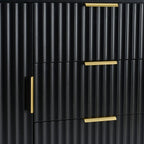Dusklia - Evie 2 Door Sideboard with Drawers - Black