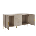 Dusklia - Evie 2 Door Sideboard with Drawers - Taupe