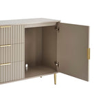 Dusklia - Evie 2 Door Sideboard with Drawers - Taupe