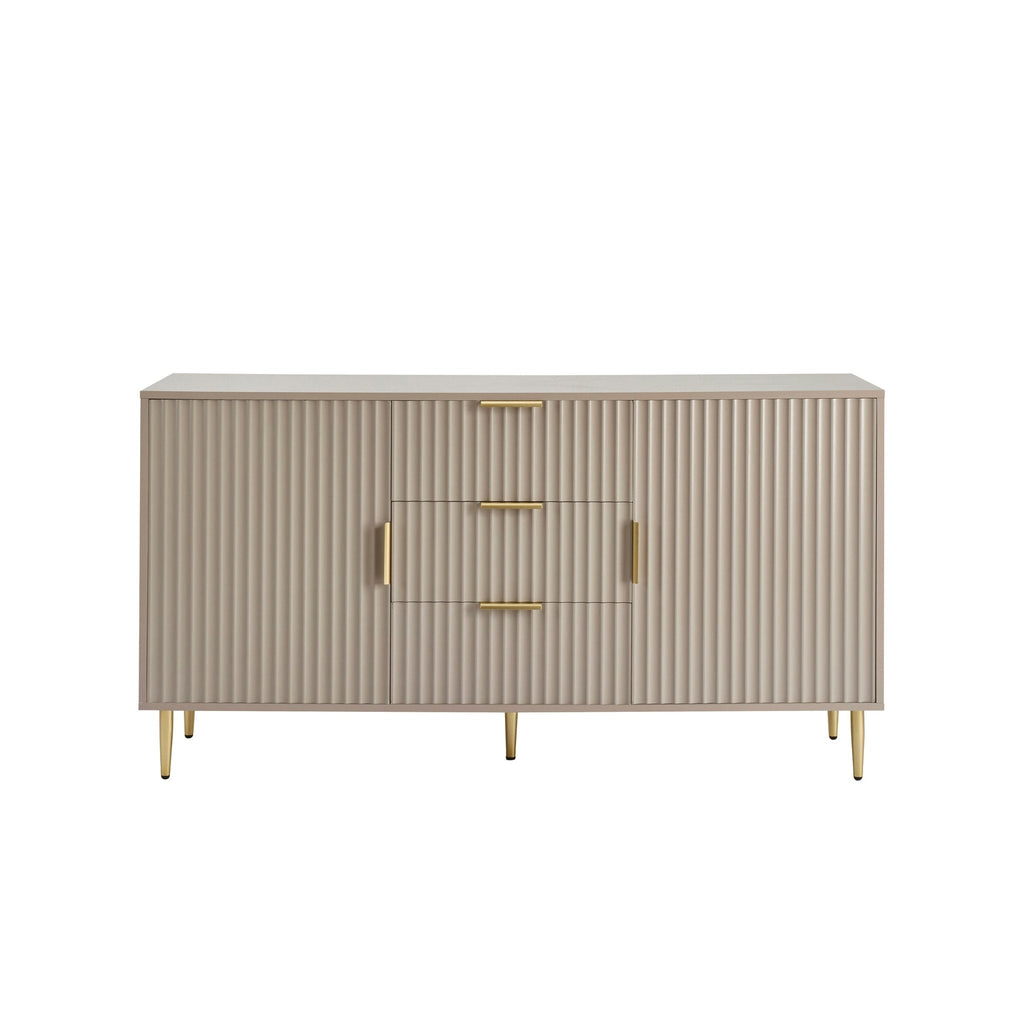 Dusklia - Evie 2 Door Sideboard with Drawers - Taupe