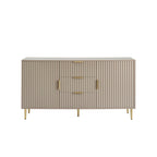 Dusklia - Evie 2 Door Sideboard with Drawers - Taupe