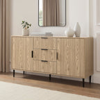 Dusklia - Evie Sideboard with Drawers - Wood Effect