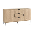 Dusklia - Evie Sideboard with Drawers - Wood Effect