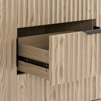 Dusklia - Evie Sideboard with Drawers - Wood Effect