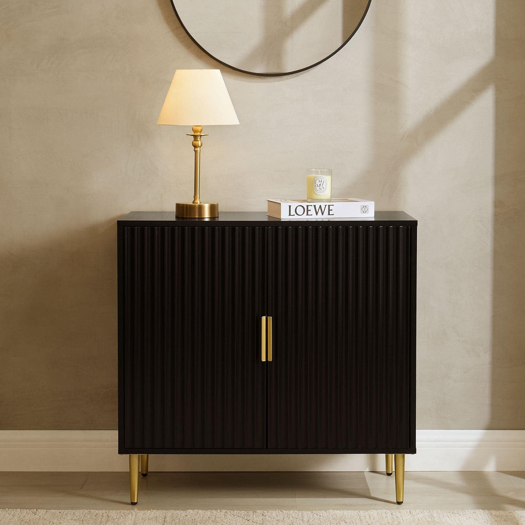 Dusklia - Evie 2 Door Sideboard - Black