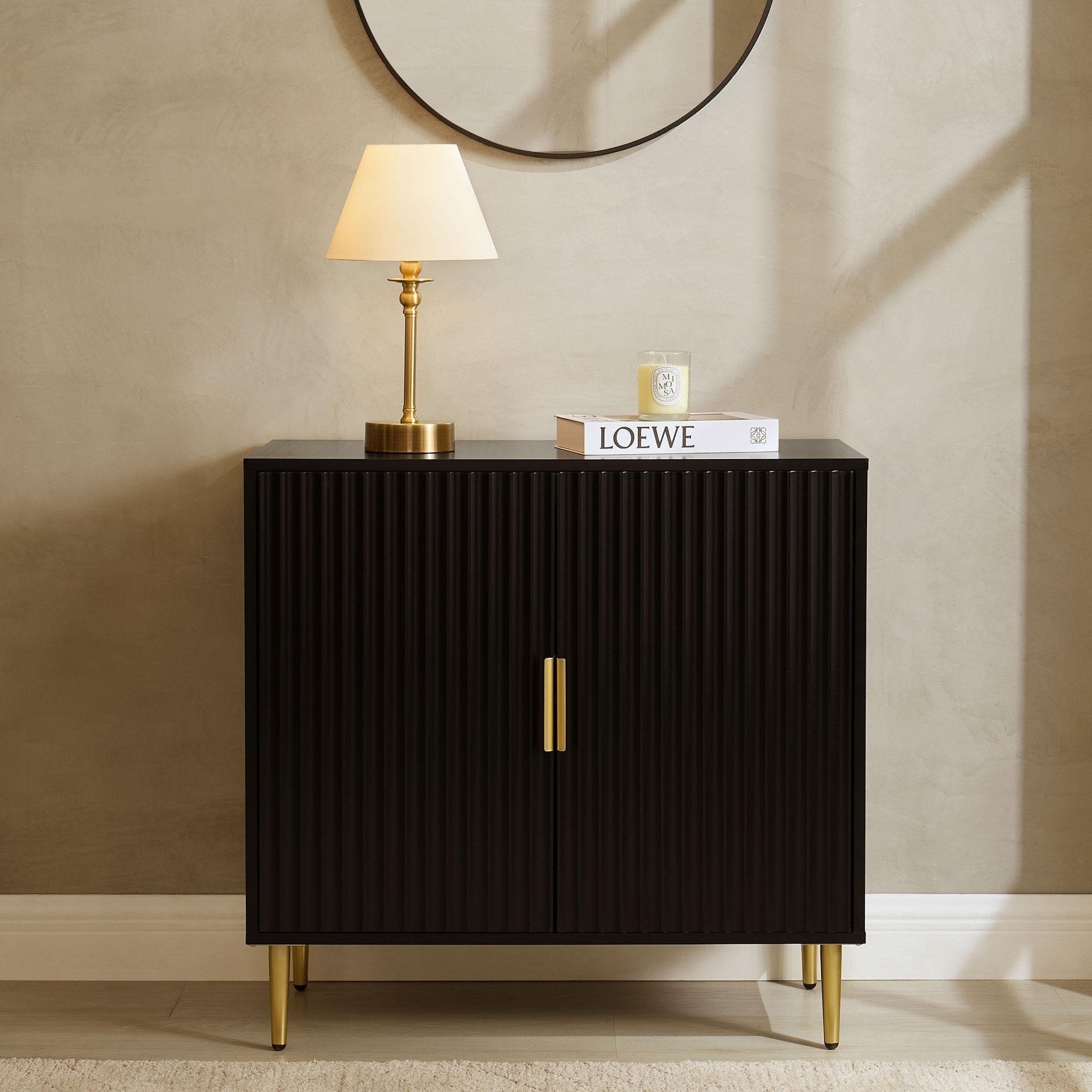 Dusklia - Evie Small Sideboard - Black