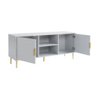 Dusklia - Evie TV Stand for TVs up to 65- Grey
