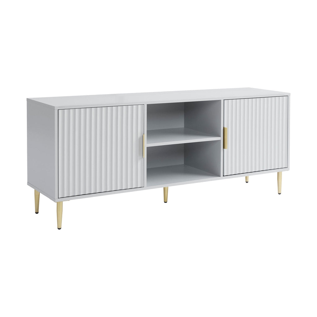 Dusklia - Evie TV Stand for TVs up to 65- Grey