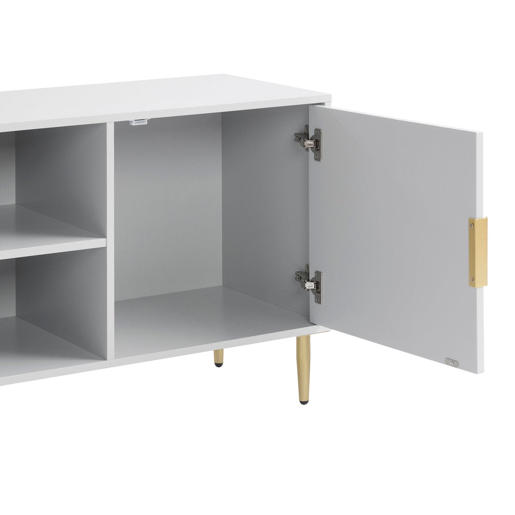 Dusklia - Evie TV Stand for TVs up to 65- Grey
