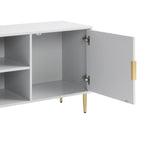 Dusklia - Evie TV Stand for TVs up to 65- Grey