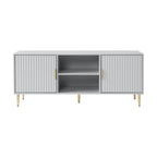 Dusklia - Evie TV Stand for TVs up to 65- Grey