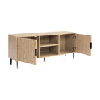 Dusklia - Evie TV Stand for TVs up to 65- Wood Effect