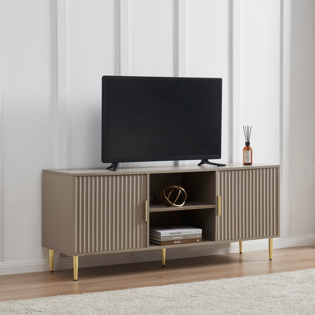 Dusklia - Evie TV Unit for TVs up to 65- Taupe