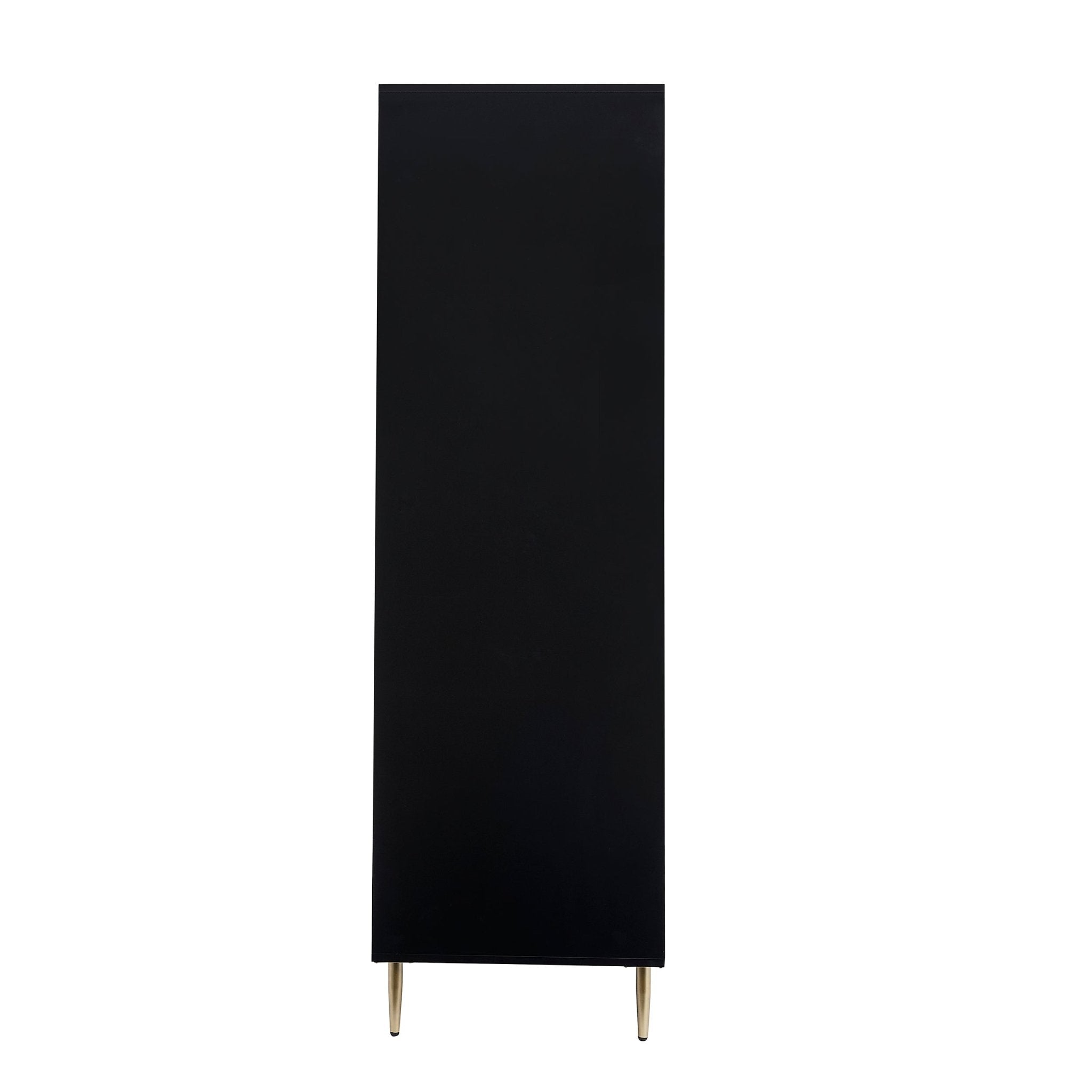 Dusklia - Evie 2 Door Wardrobe with Drawer - Black