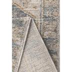 Dusklia - Ezra Traditional Tufted Edge Rug - Blue