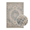 Dusklia - Ezra Traditional Tufted Edge Rug - Blue