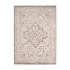 Dusklia - Ezra Traditional Tufted Edge Rug - Natural